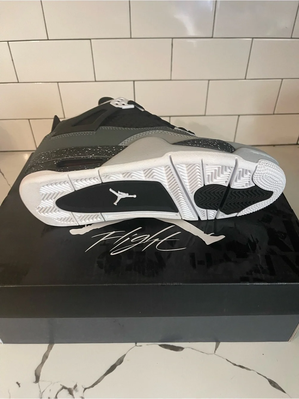 Mens Retro 4 Fear Size 6.